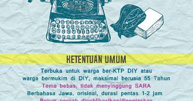 lomba penulisan naskah kethoprak