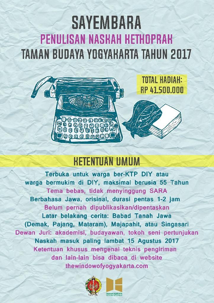 lomba penulisan naskah kethoprak