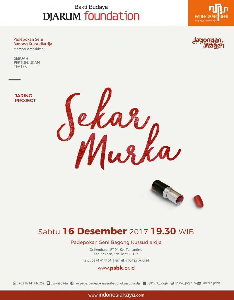 poster fix 21 | Teater | Sekar Murka | Jaring Project