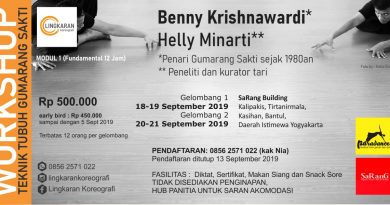 Workshop Tari: Teknik Tubuh Gumarang Sakti