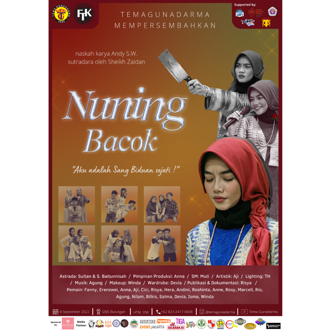 Teater | Nuning Bacok | Tema Gunadarma