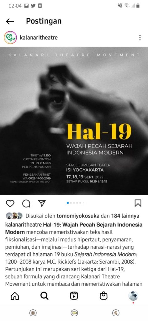 image001 | Mengalami Ruang, Waktu dan Peristiwa Teater di Hal-19 Wajah Pecah Sejarah Indonesia