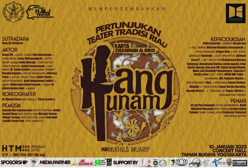Pertunjukan Teater Tradisi Riau “Hang Tunam”